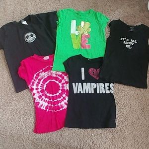 5 Assorted shirts